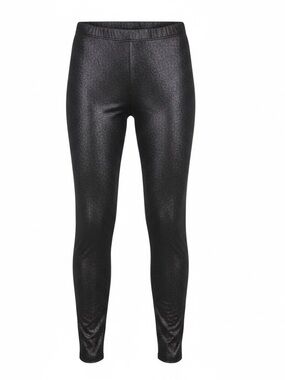 Shimmery Black Leggings - Sleek Women's Stretch Pants